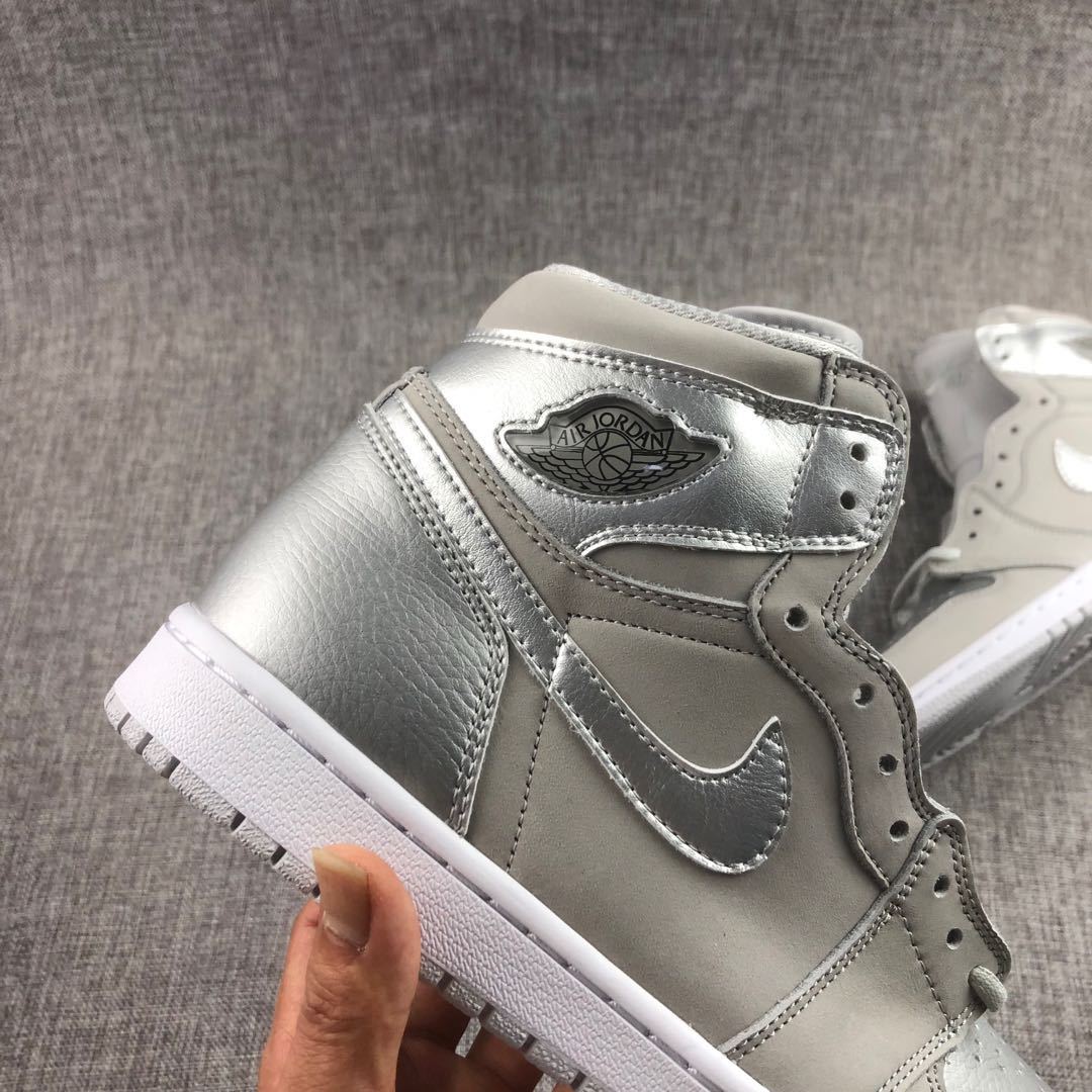 Air Jordan 1 High OG Japan Grey Silver Sneakers DC1788-029 - product image from the listing.