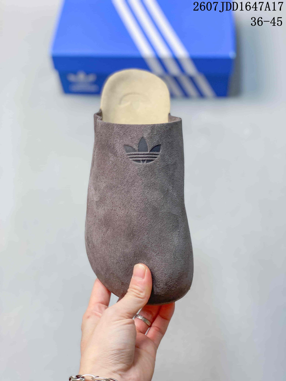 adidas Adimule Slip-On Clogs in Brown JQ4367 - product image from the listing.