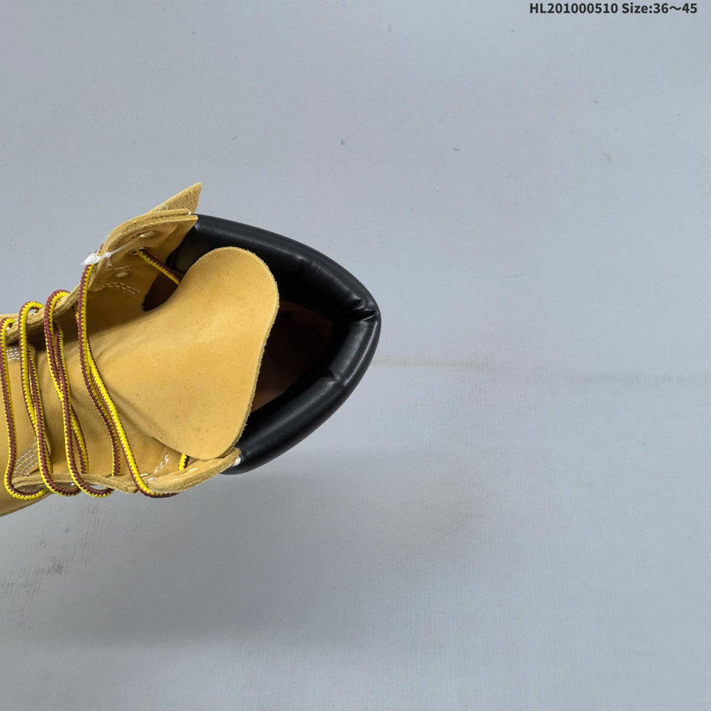 Timberland Yellow High-Cut Lace-Up Boots - product image from the listing.