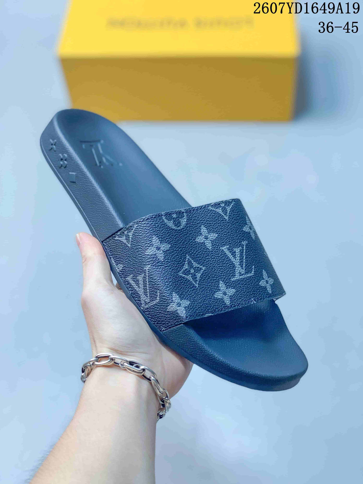 Monogram Platform Slide Sandals by Louis Vuitton - product image from the listing.