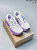 On Cloudtilt Trainers White with Purple or Orange Accents - product image from the listing.