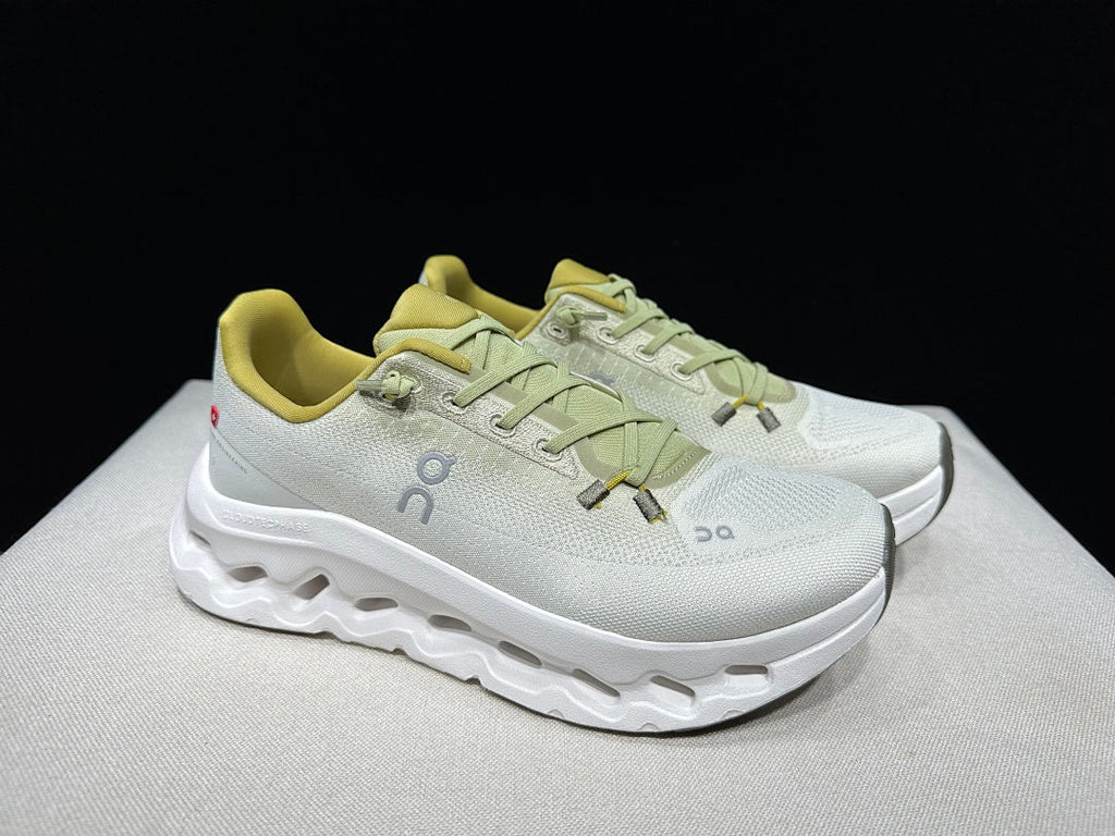 White and Yellow On Cloudtilt Sneakers - product image from the listing.