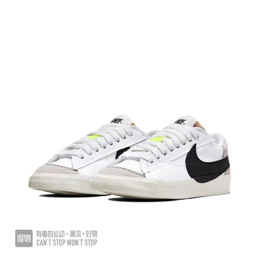 Nike Blazer Low 77 Sneakers in White Black - product image from the listing.