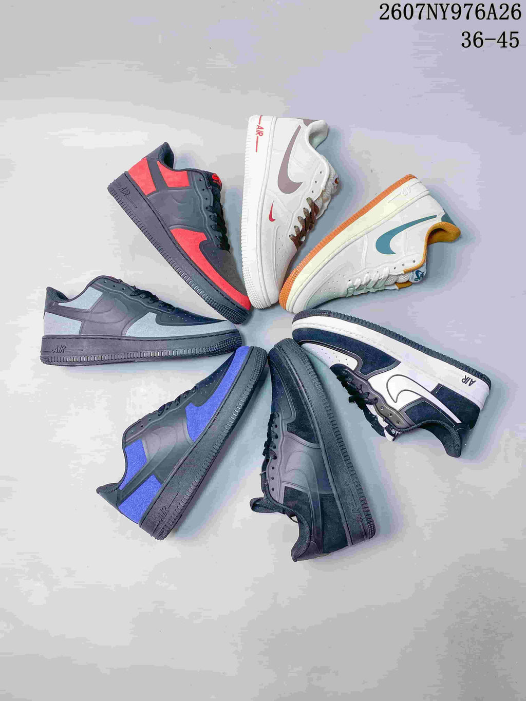 Nike Air Force 1 '07 LV8 Low Trainers RJ1988-00 - product image from the listing.