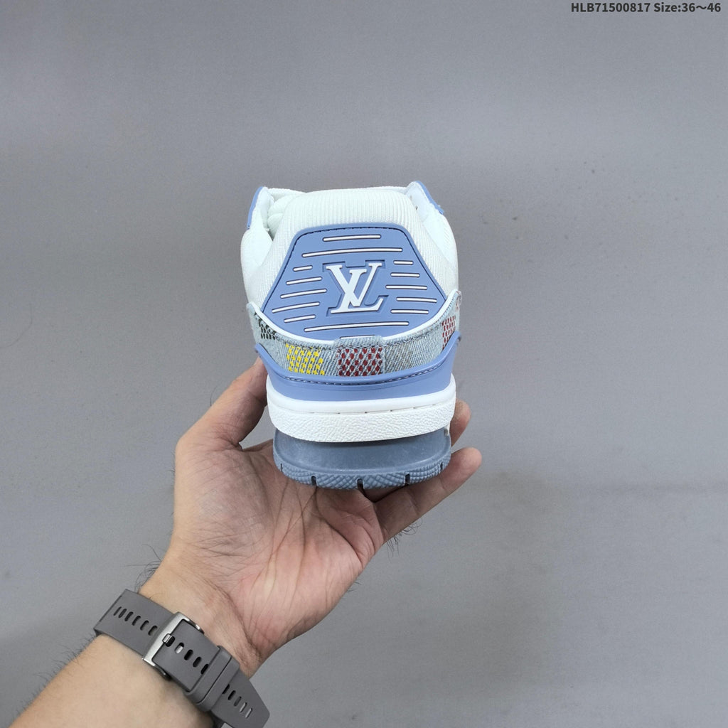 Louis Vuitton Archlight Trainers in Blue Denim Print - product image from the listing.