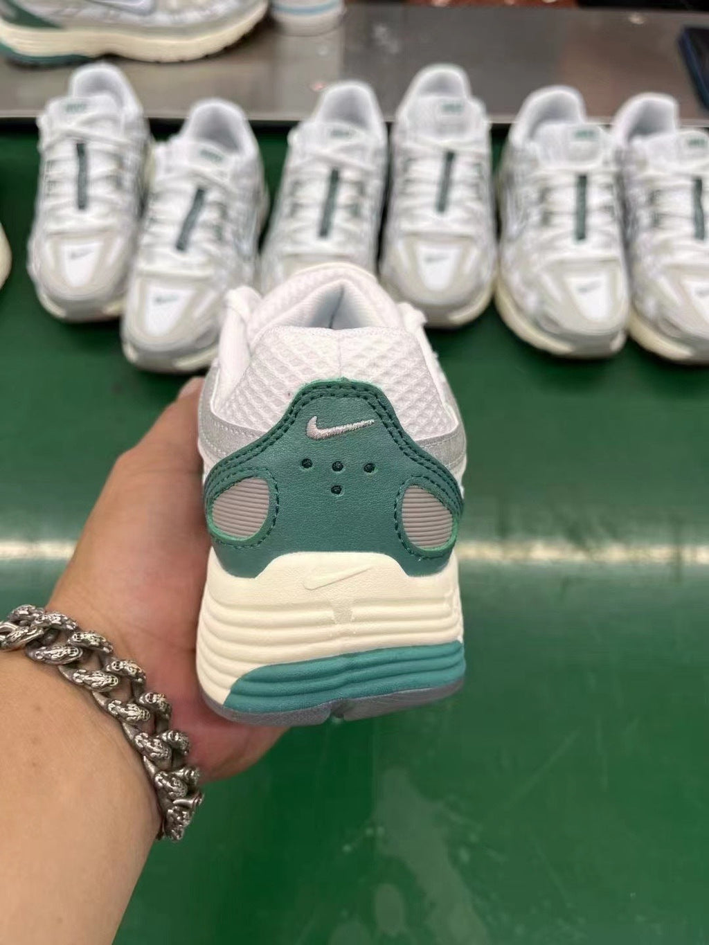 Nike P-6000 Sneakers in Grey Green HF4308-072 - product image from the listing.