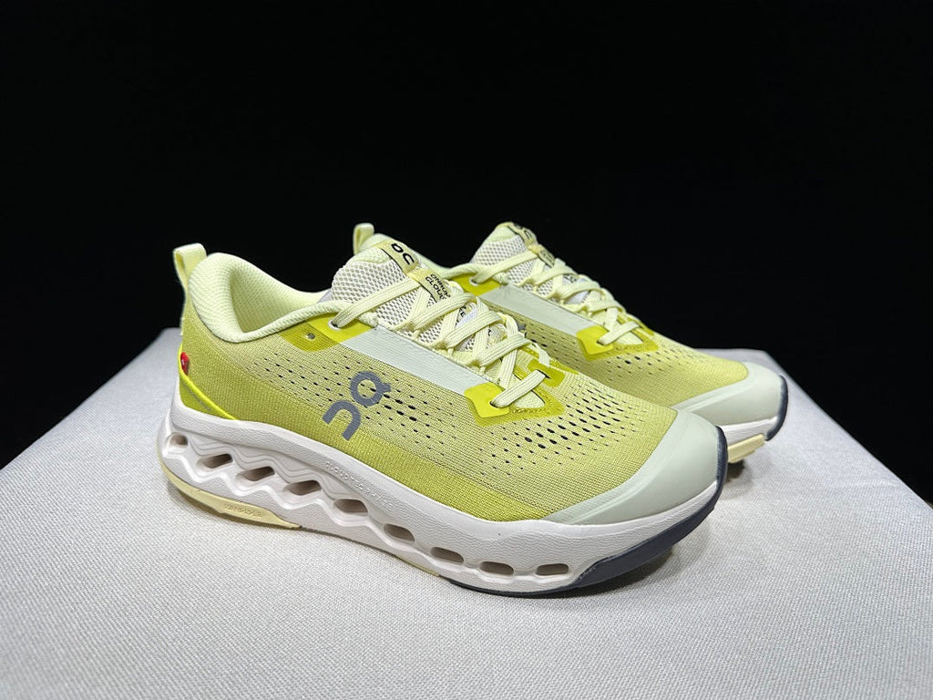 On Cloudsurfer Trail 2 Trail Running Shoes, in Ivory Lime - product image from the listing.