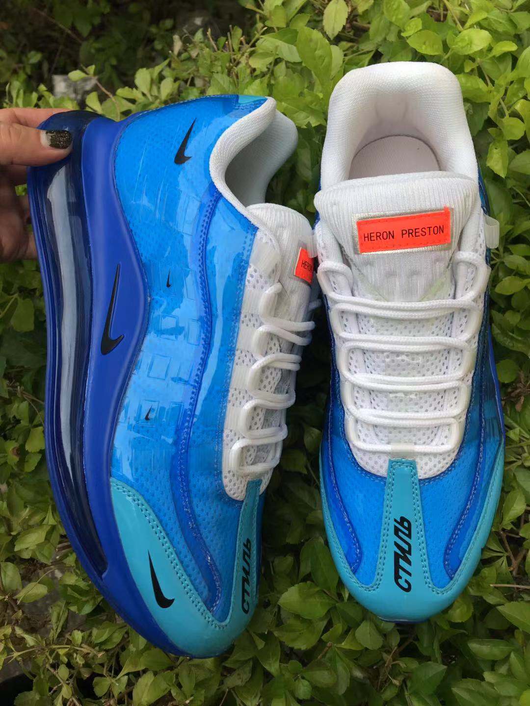 Nike Air Max 720 Heron Preston Sneakers in Blue - product image from the listing.