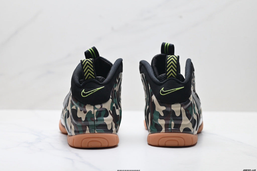 Nike Air Foamposite One Penny Hardaway Camo Trainers - product image from the listing.
