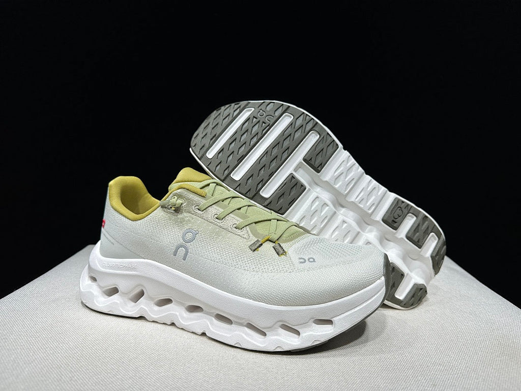 White and Yellow On Cloudtilt Sneakers - product image from the listing.
