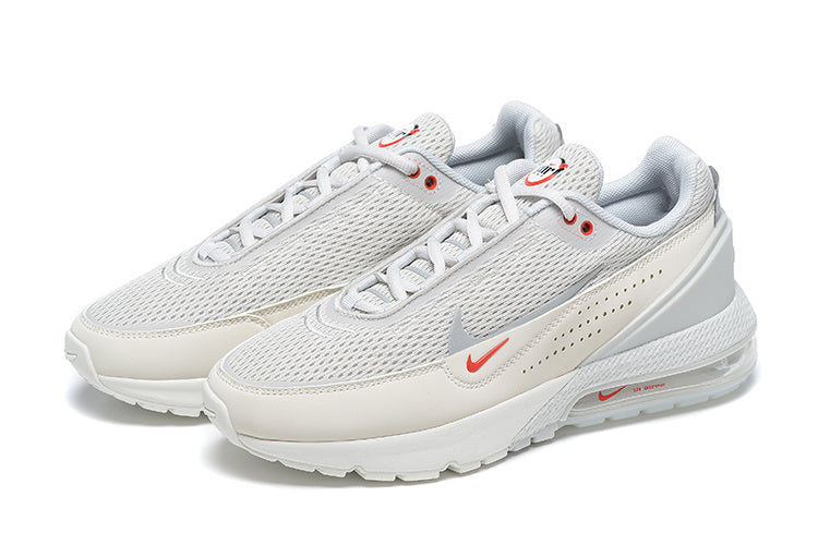 Nike Air Max Dia Sneakers in Light Grey and Red - product image from the listing.