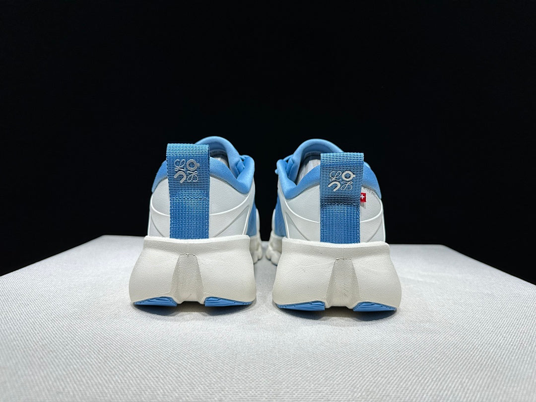 On x Loewe Cloudventure 3.0 Sneakers in White and Blue - product image from the listing.