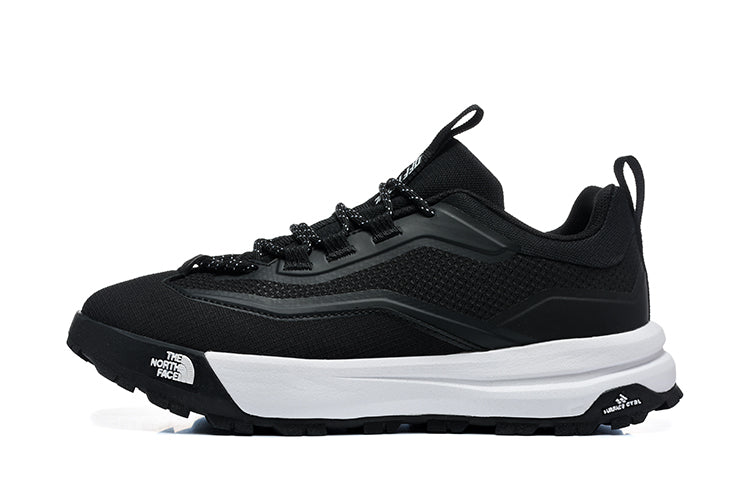 The North Face Black Trail Trainers with White Midsole - product image from the listing.