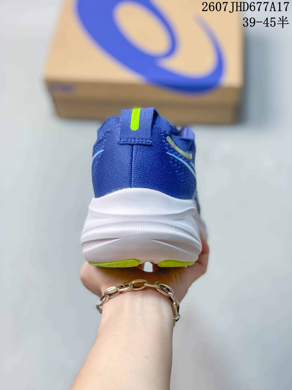 ASICS Gel-Nimbus 26 Running Shoes in Blue Green - product image from the listing.