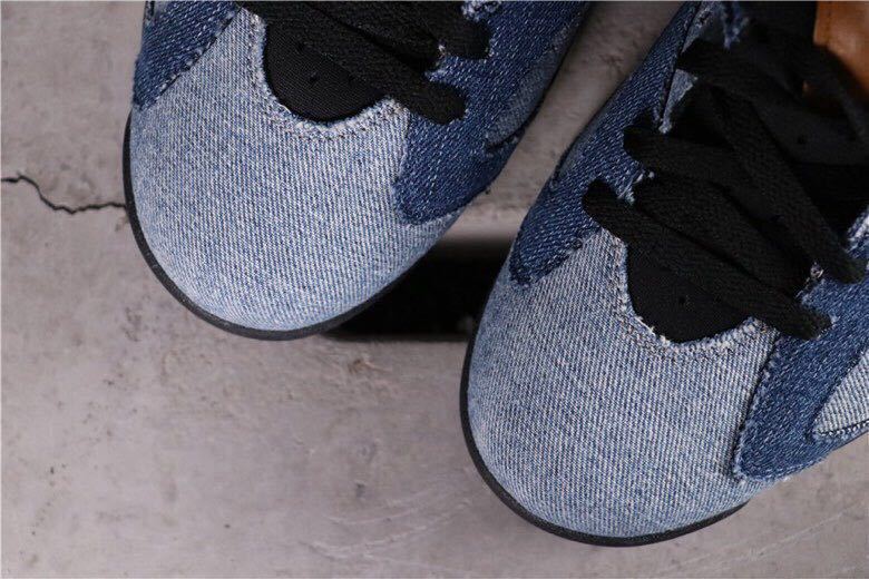 Air Jordan 6 Washed Denim Sneakers - product image from the listing.