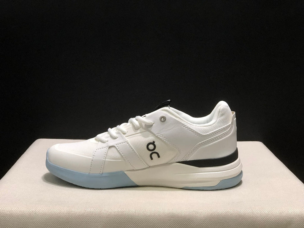 On The Roger Clubhouse Pro Sneakers in White Light Blue - product image from the listing.