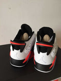 "Maldives" Jordan 6 Low White Black Red Sneakers - product image from the listing.