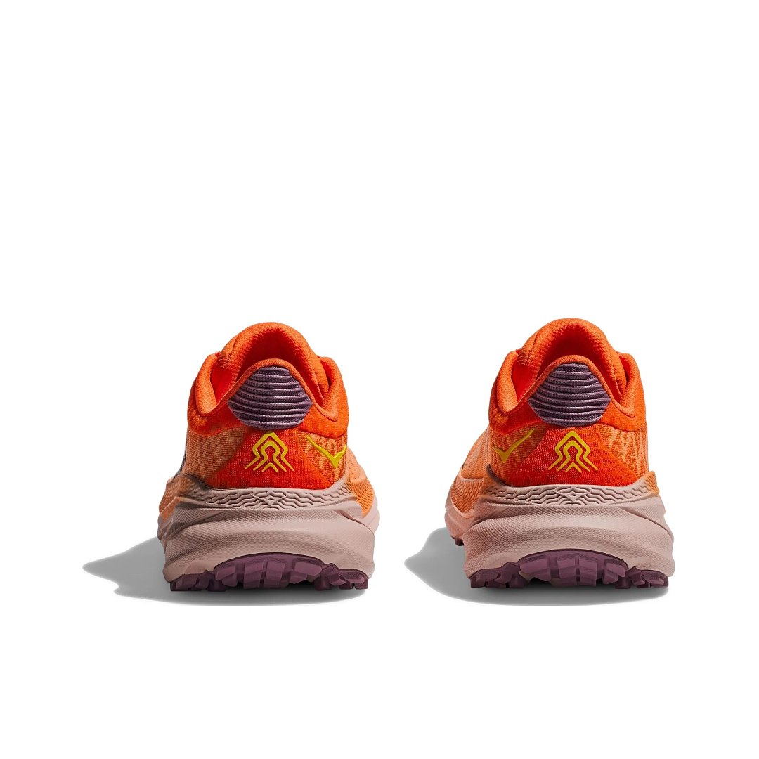 HOKA Challenger 7 Trail Running Shoes in Orange - product image from the listing.