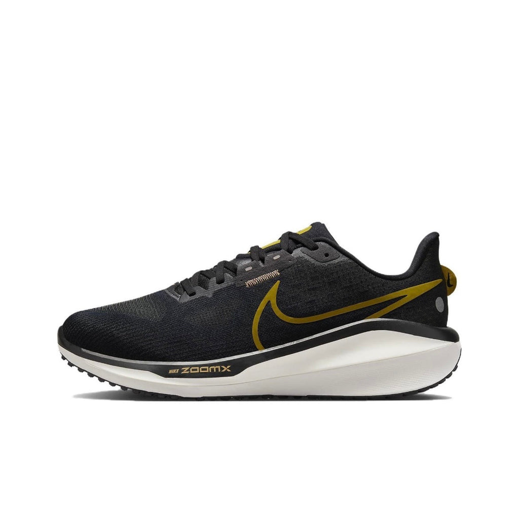Nike Air Zoom Vomero 17 Running Shoes in Black Gold FB1309-006 - product image from the listing.