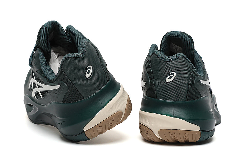 Dark Green ASICS Gel-Resolution Tennis Shoes - product image from the listing.
