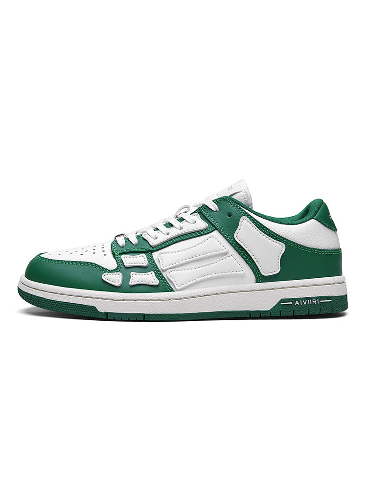 AIMIR Low-Top Sneakers in Green and White FS003-344 - product image from the listing.