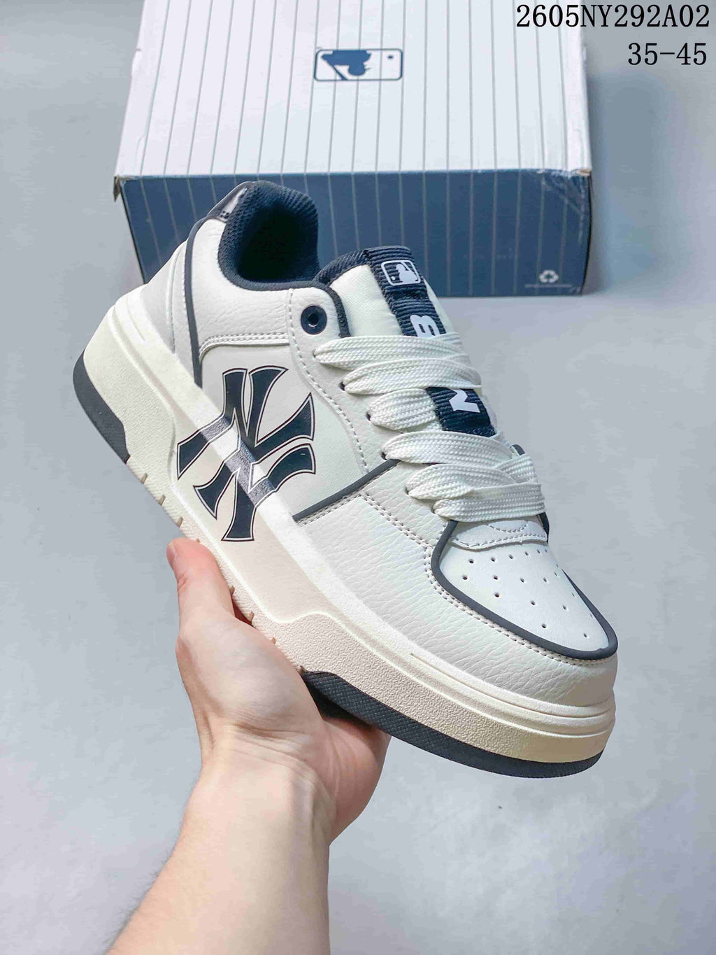 MLB Chunky Liner PU Low-Cut Sneakers - product image from the listing.