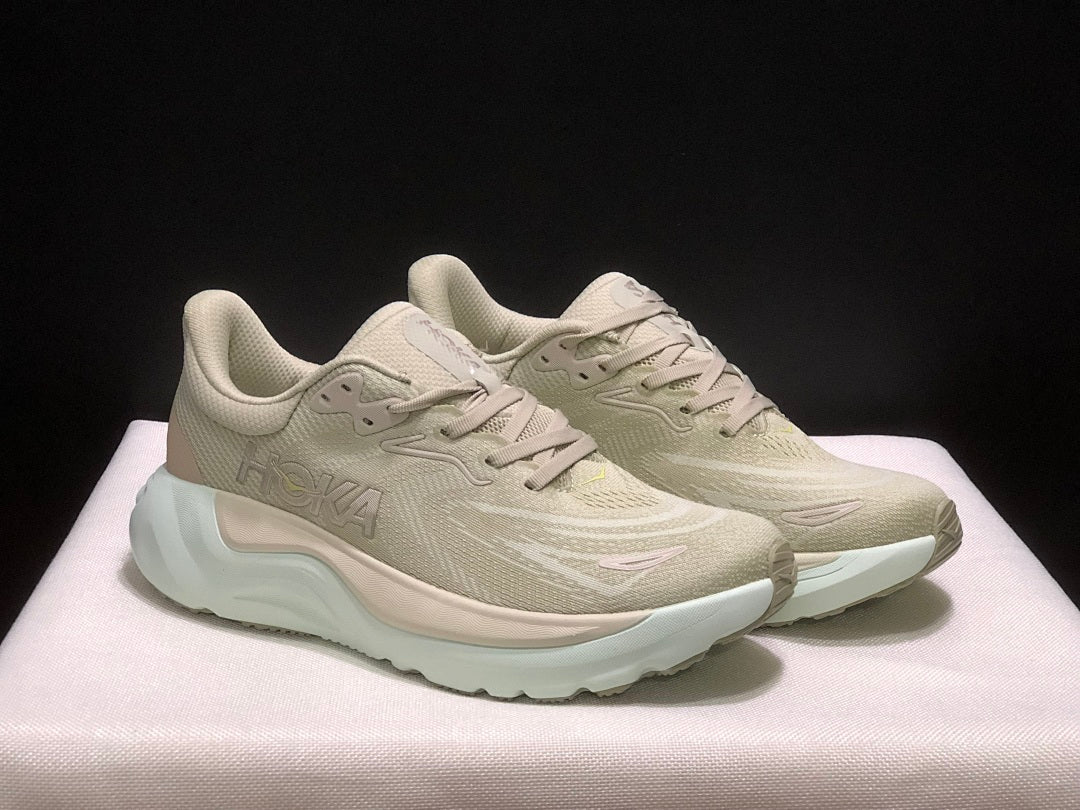 HOKA Arahi 8 Running Shoes, in Beige - product image from the listing.