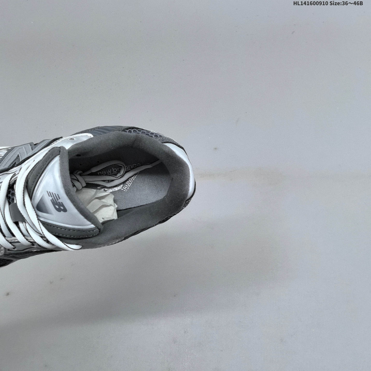 Silver and Charcoal New Balance 2010 Sneakers - product image from the listing.