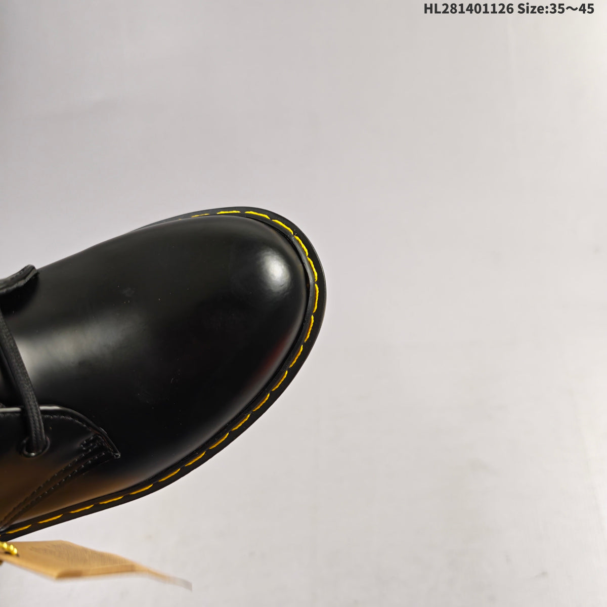 Dr. Martens 1460 Smooth Black Platform Lace-Up Footwear - product image from the listing.