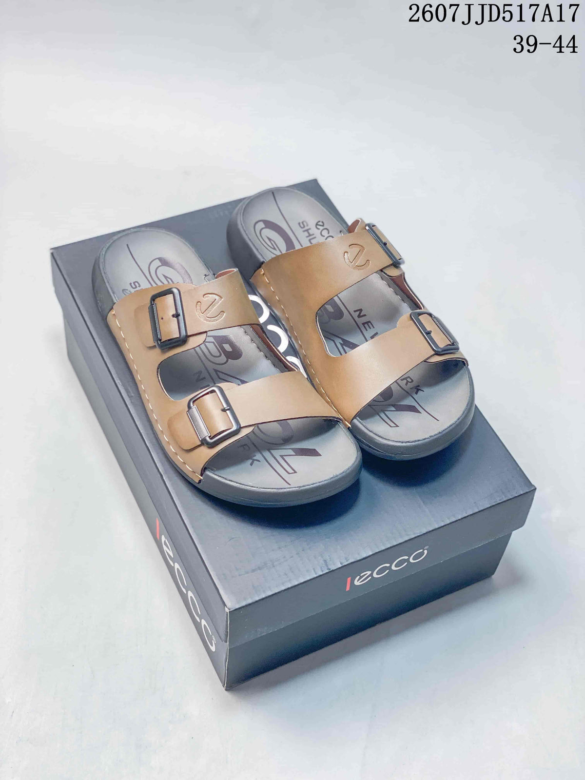 Double-Buckle Slide Sandals 2607JJD517A17 by ECCO - product image from the listing.