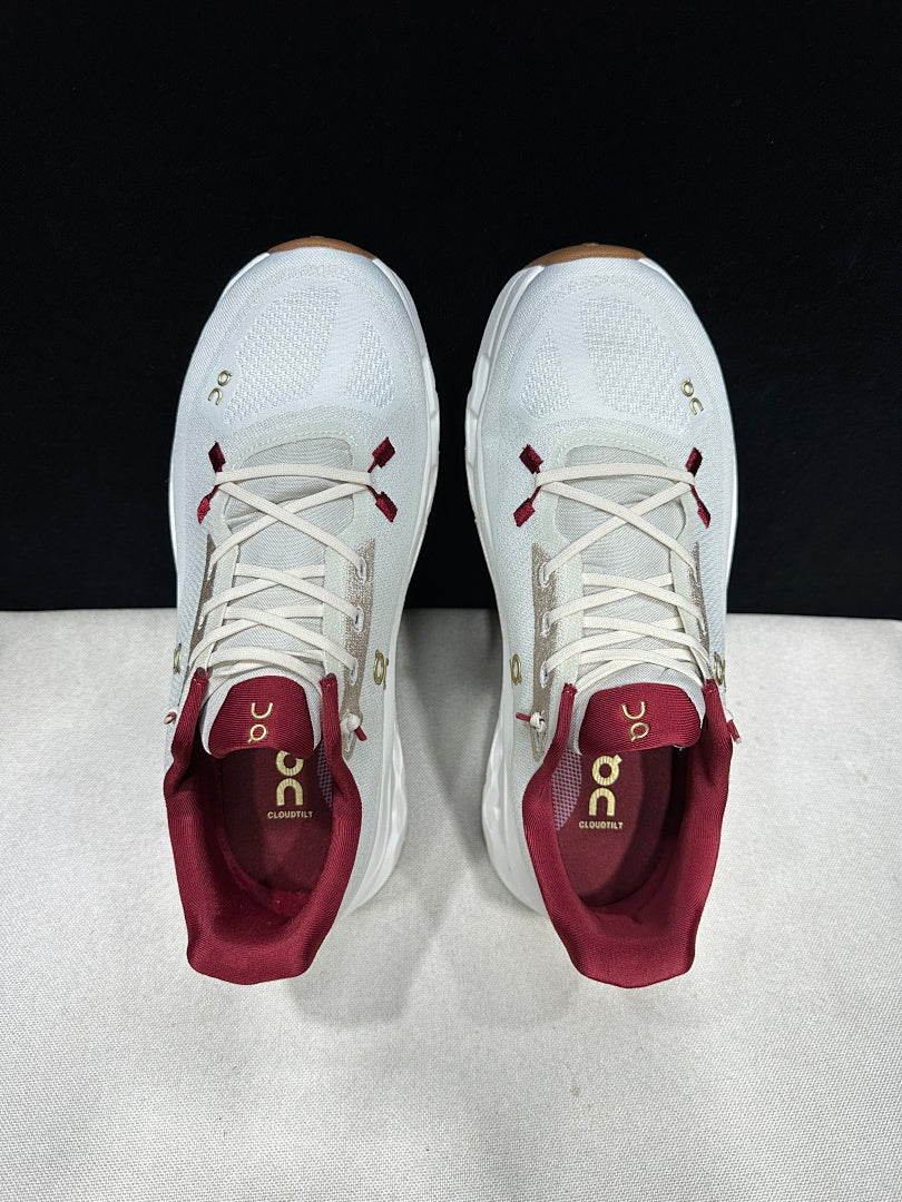 On Cloudtilt Snake Year Sneakers in Pearl Ivory - product image from the listing.