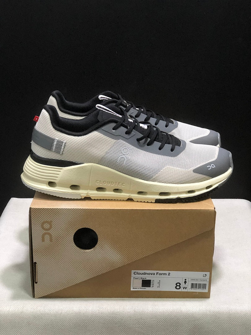 Pearl and Black On Cloudnova Form 2 Sneakers - product image from the listing.