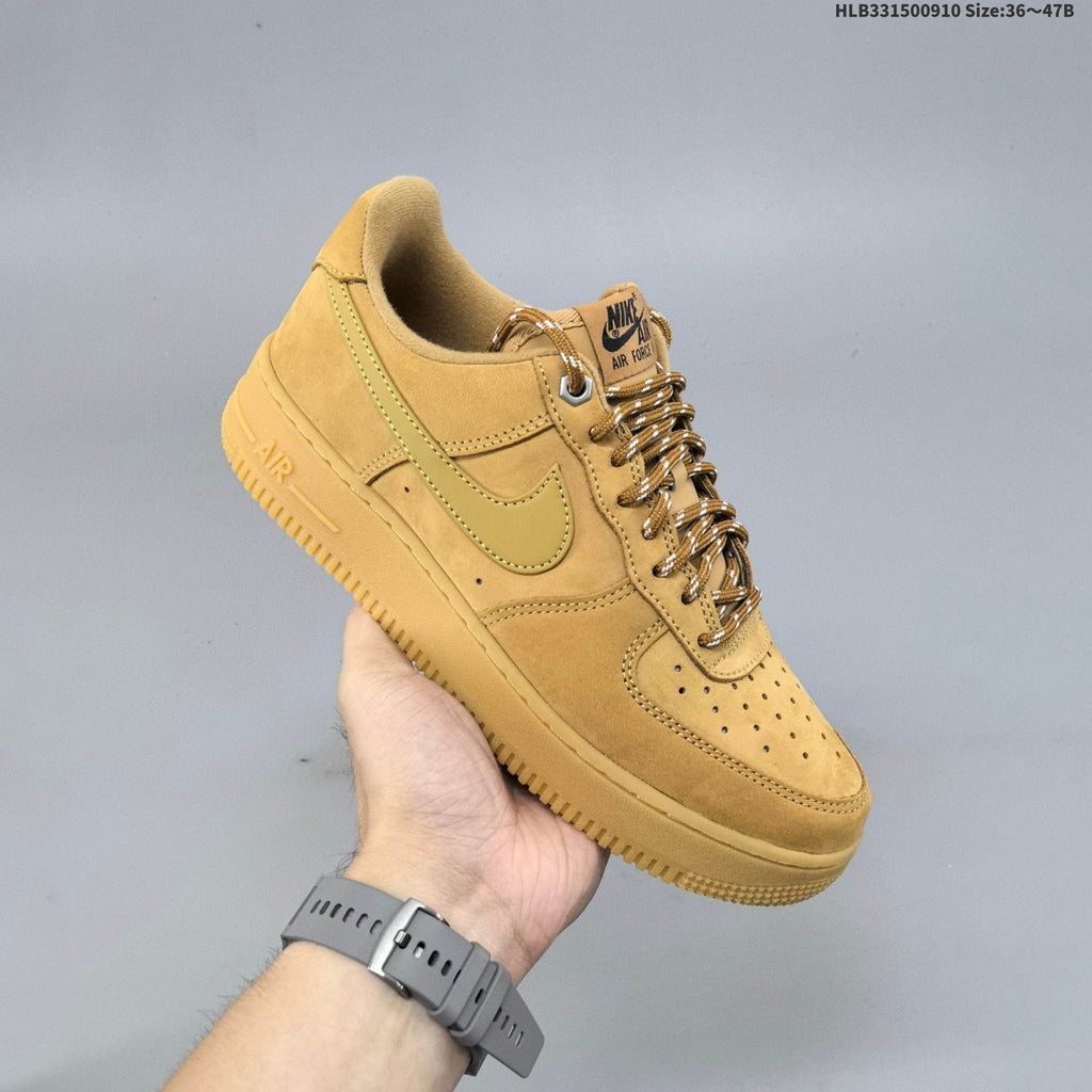 Nike Air Force 1 Low Wheat Trainers CJ9179-200 - product image from the listing.