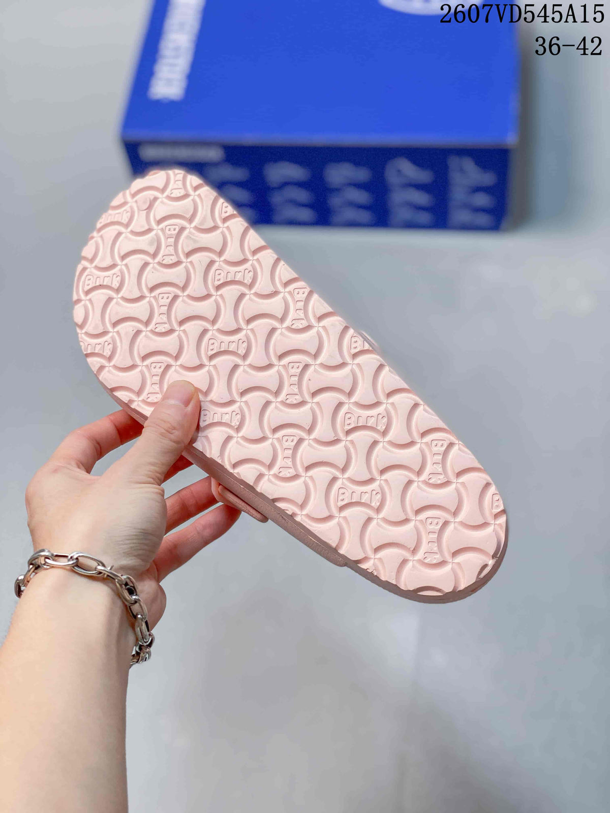 Birkenstock Madrid Big Buckle EVA Sandals in Pink 07VD545A15 - product image from the listing.