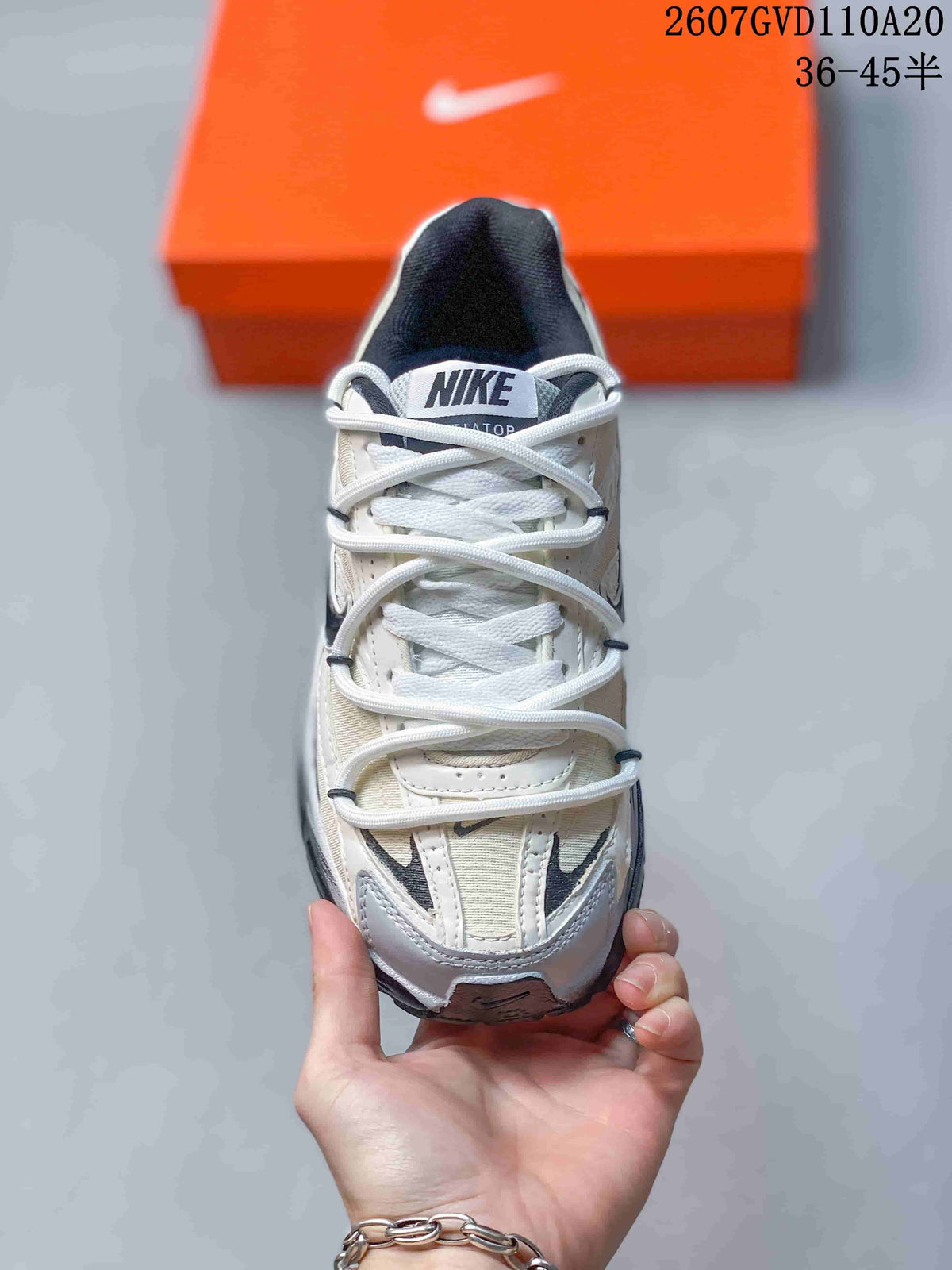 Nike Initiator Sneakers Millennium in Grey White 2607GVD110A20 - product image from the listing.