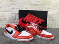 Nike Air Jordan 1 Low Sneakers in White Orange CZ0790-801 - product image from the listing.