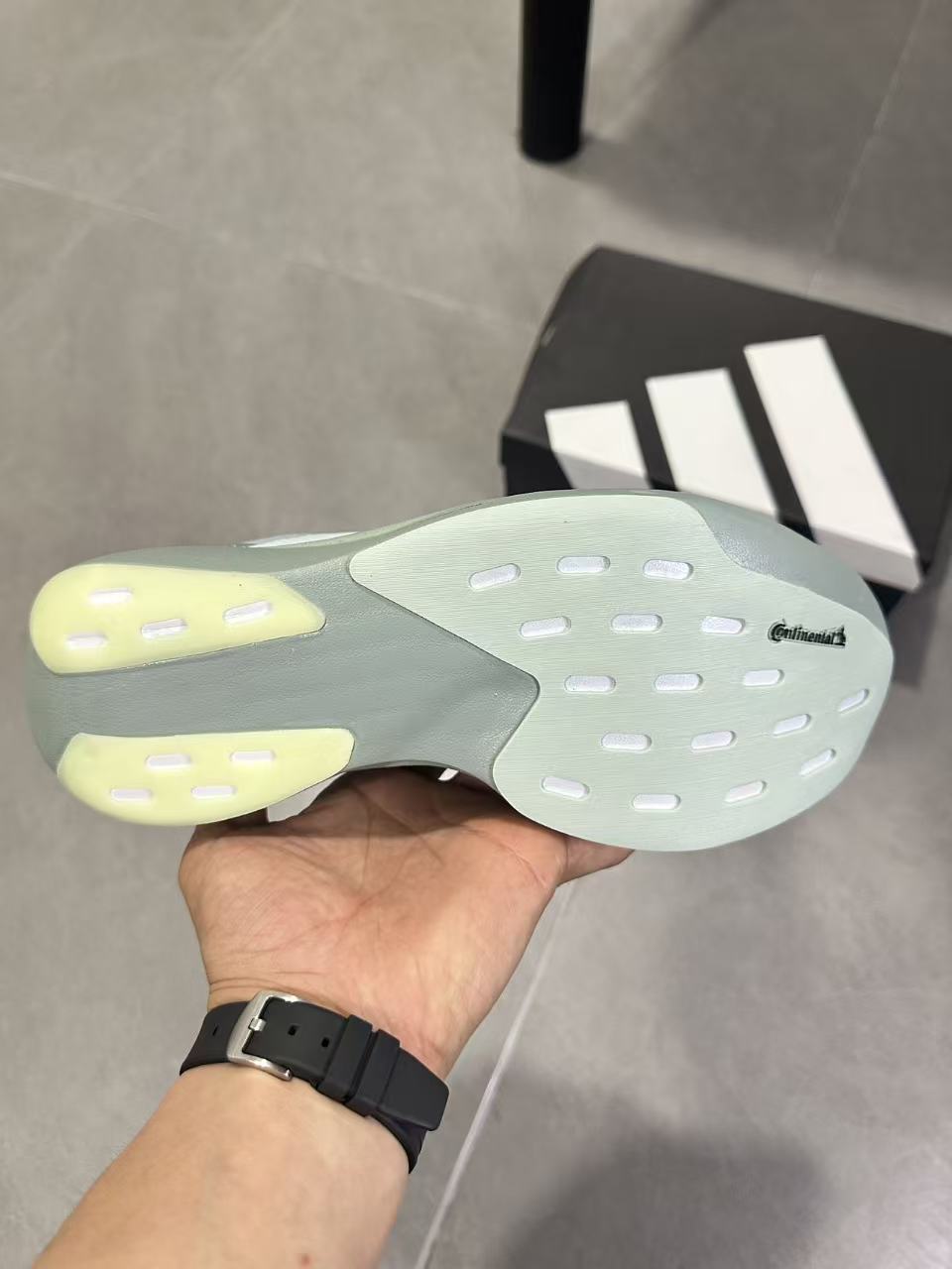 Adidas Lightstrike Pro Running Shoes, in Pale Green - product image from the listing.
