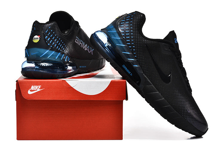 Nike Air Max 270 Sneakers in Black and Blue - product image from the listing.