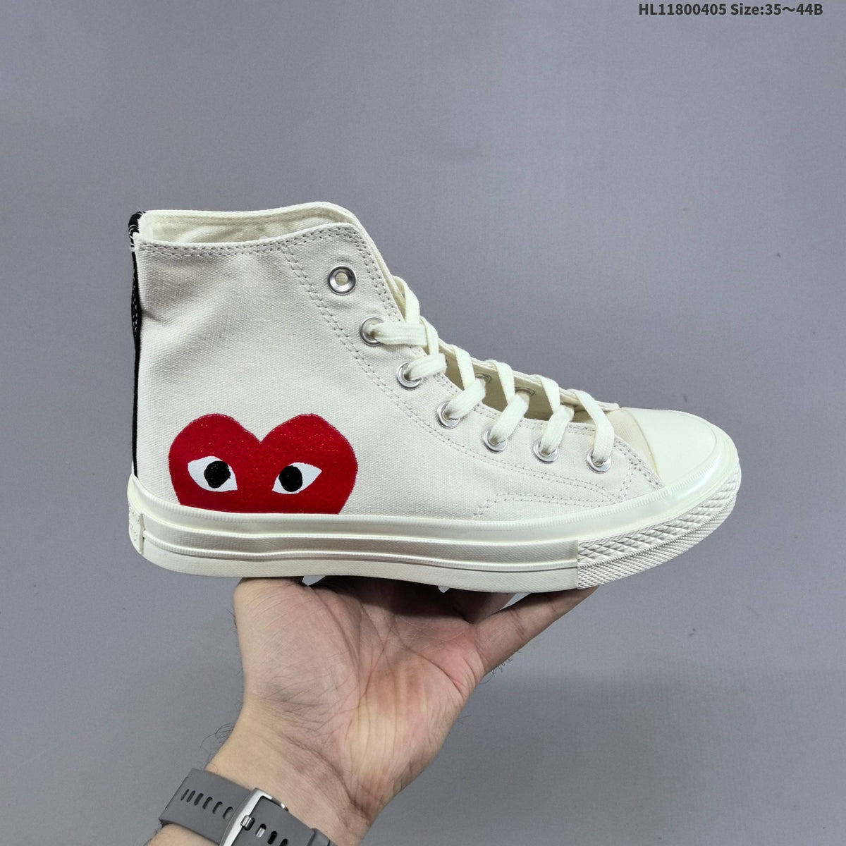 Comme des Garçons Play x Converse Chuck 1970S Trainers - product image from the listing.