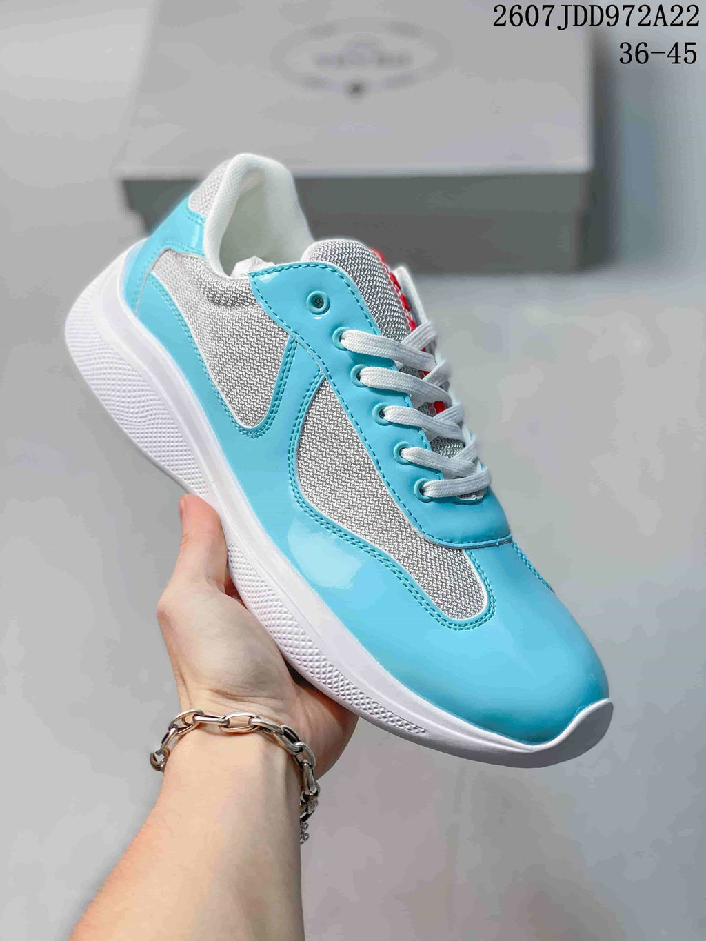 Prada America's Cup Low-Cut Sneakers 2607JDD972A22 - product image from the listing.