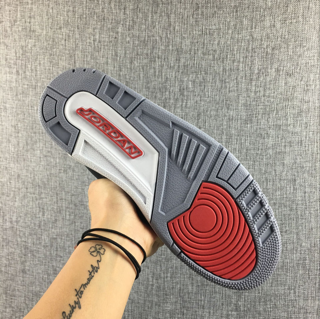Black Cement Sneakers - Air Jordan 3 Retro - product image from the listing.