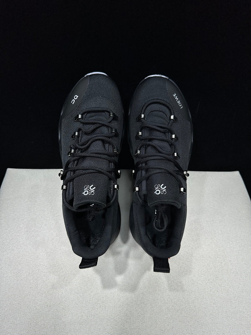 On x LOEWE Cloudsurfer Sneakers in Black - product image from the listing.