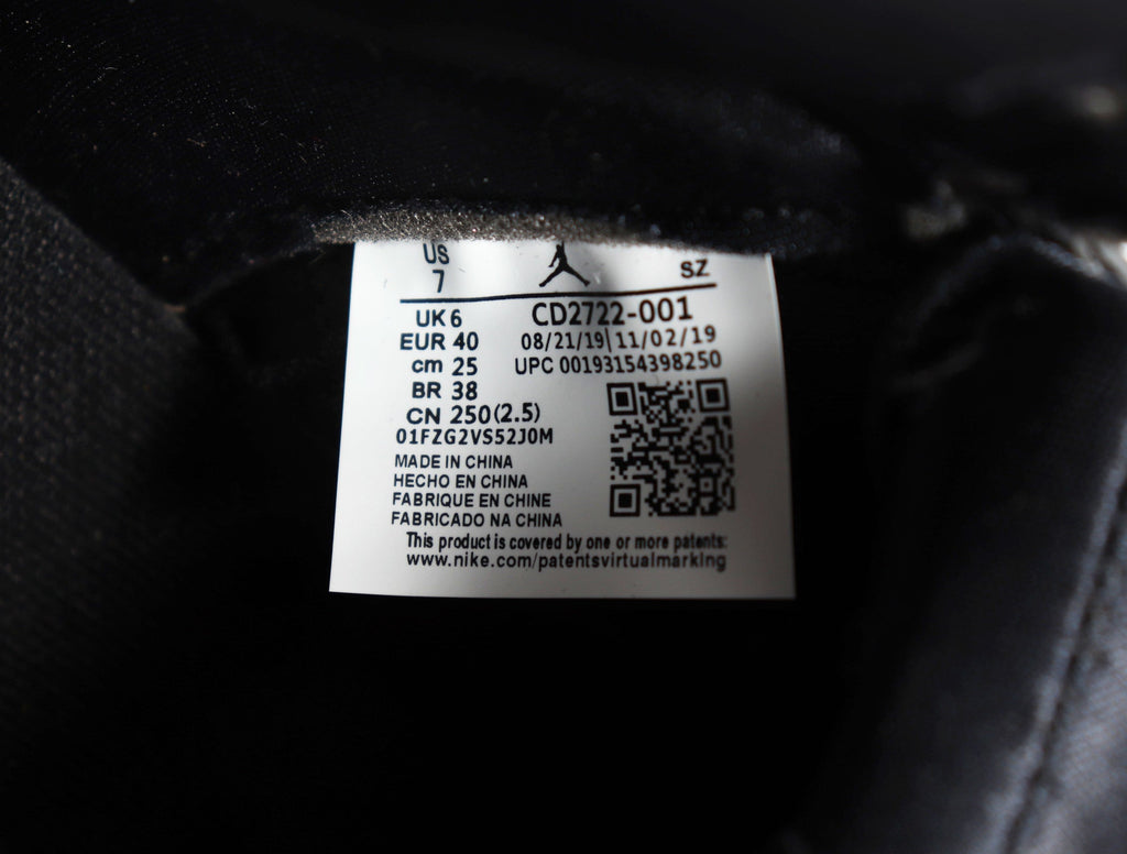Rings CD2722-001 Black Iridescent Sneakers - Jordan 6 - product image from the listing.
