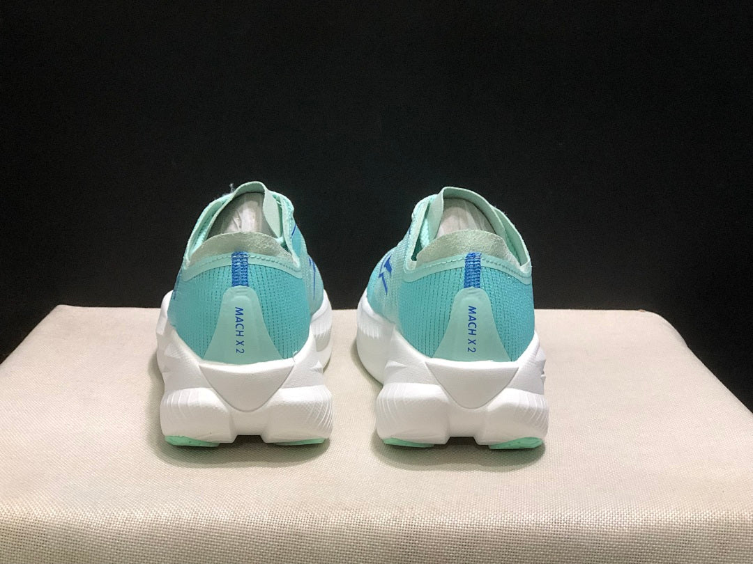 HOKA Mach X 2 Running Shoes, in Aqua Blue - product image from the listing.
