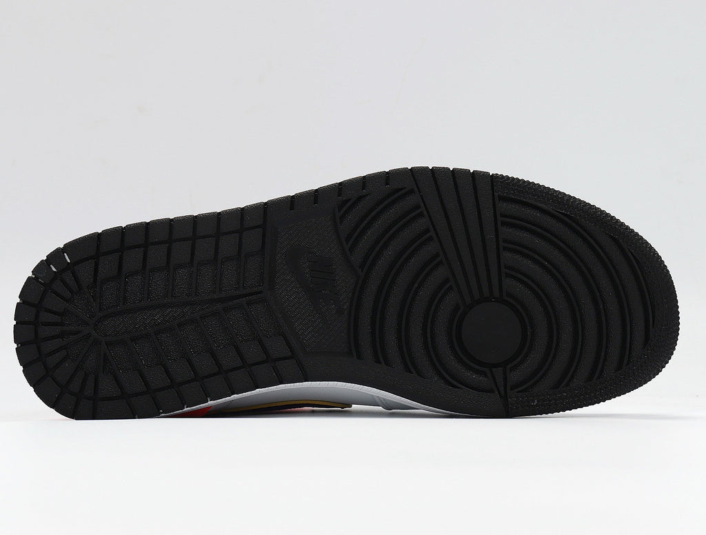 Rainbow Sneakers, Style - Jordan 1 Retro High OG 554725-128 - product image from the listing.