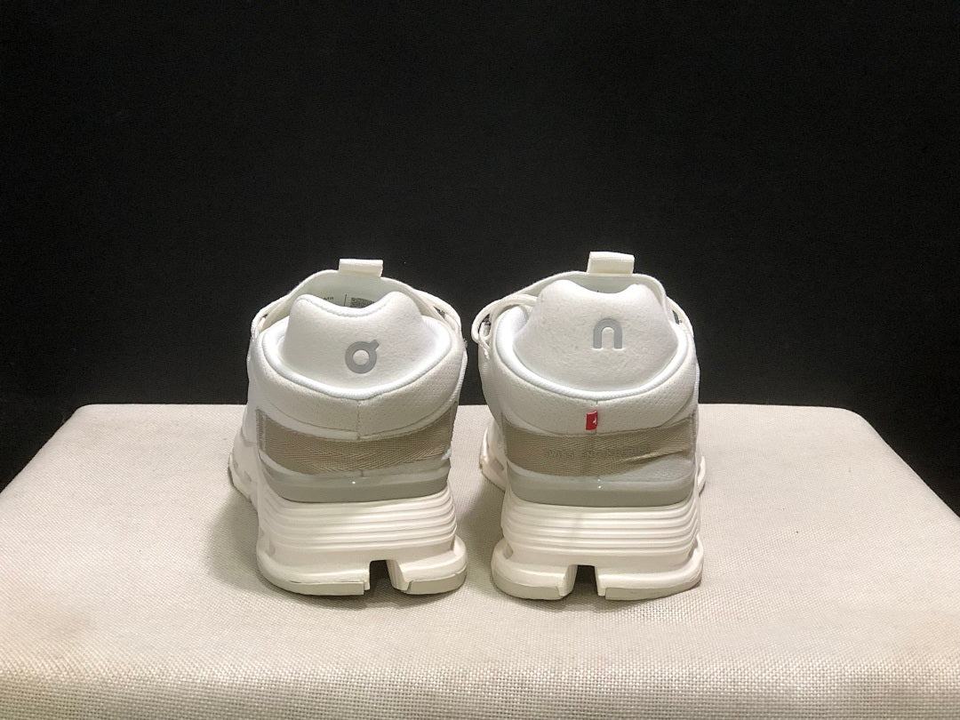 On Cloudnova 2 Sneakers in White and Grey - product image from the listing.
