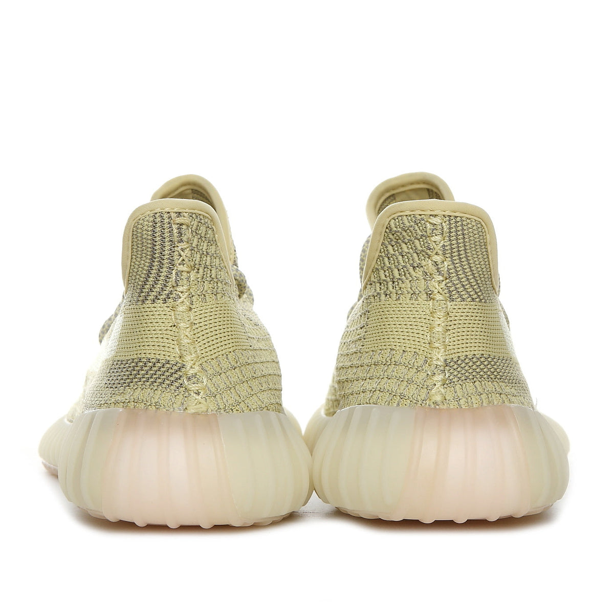 Pale Yellow adidas Yeezy Boost 350 V2 Sneakers - product image from the listing.