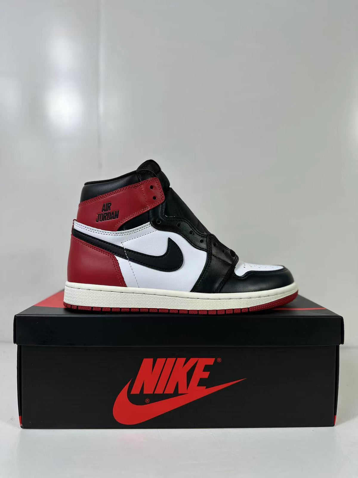 Air Jordan 1 High OG Black Toe Reimagined DZ5485-106 - product image from the listing.