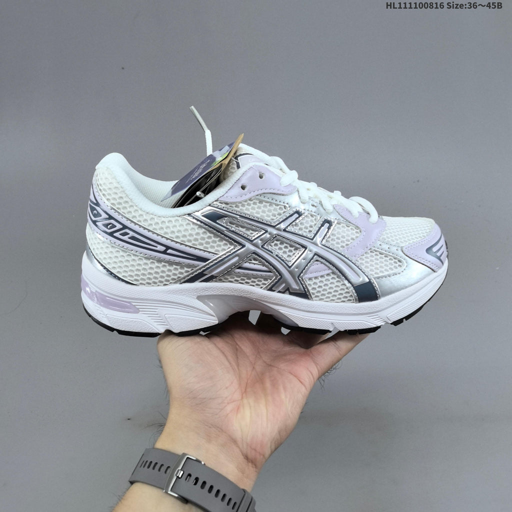 ASICS GEL-1130 Trainers, Silver/Black, 1203A997-001 - product image from the listing.