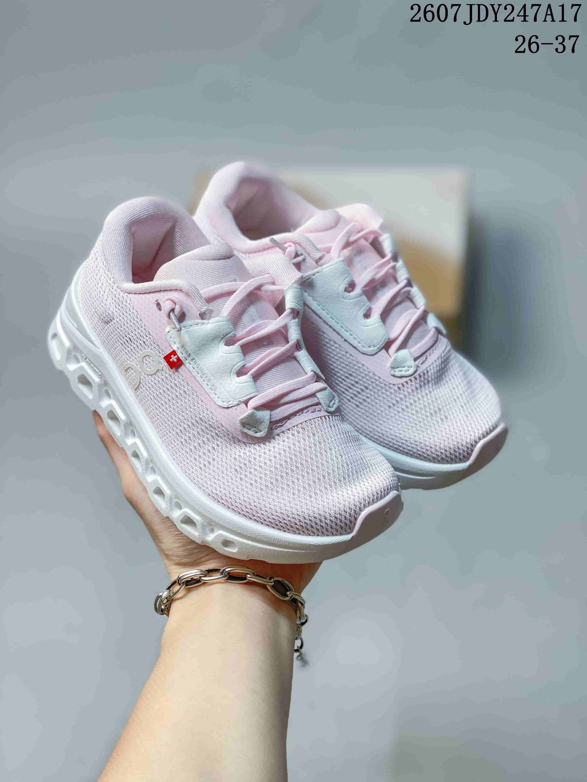 Women's On Cloudstratus 3 Running Shoes Pink - product image from the listing.
